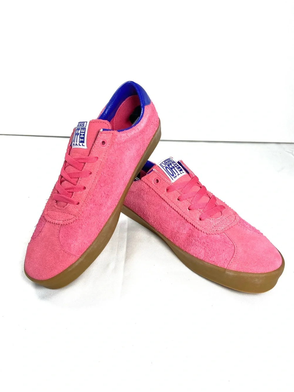 Vans Sport Low Bambino Honeysuckle Pink Gum Suede Men’s 12 751505 NWOB